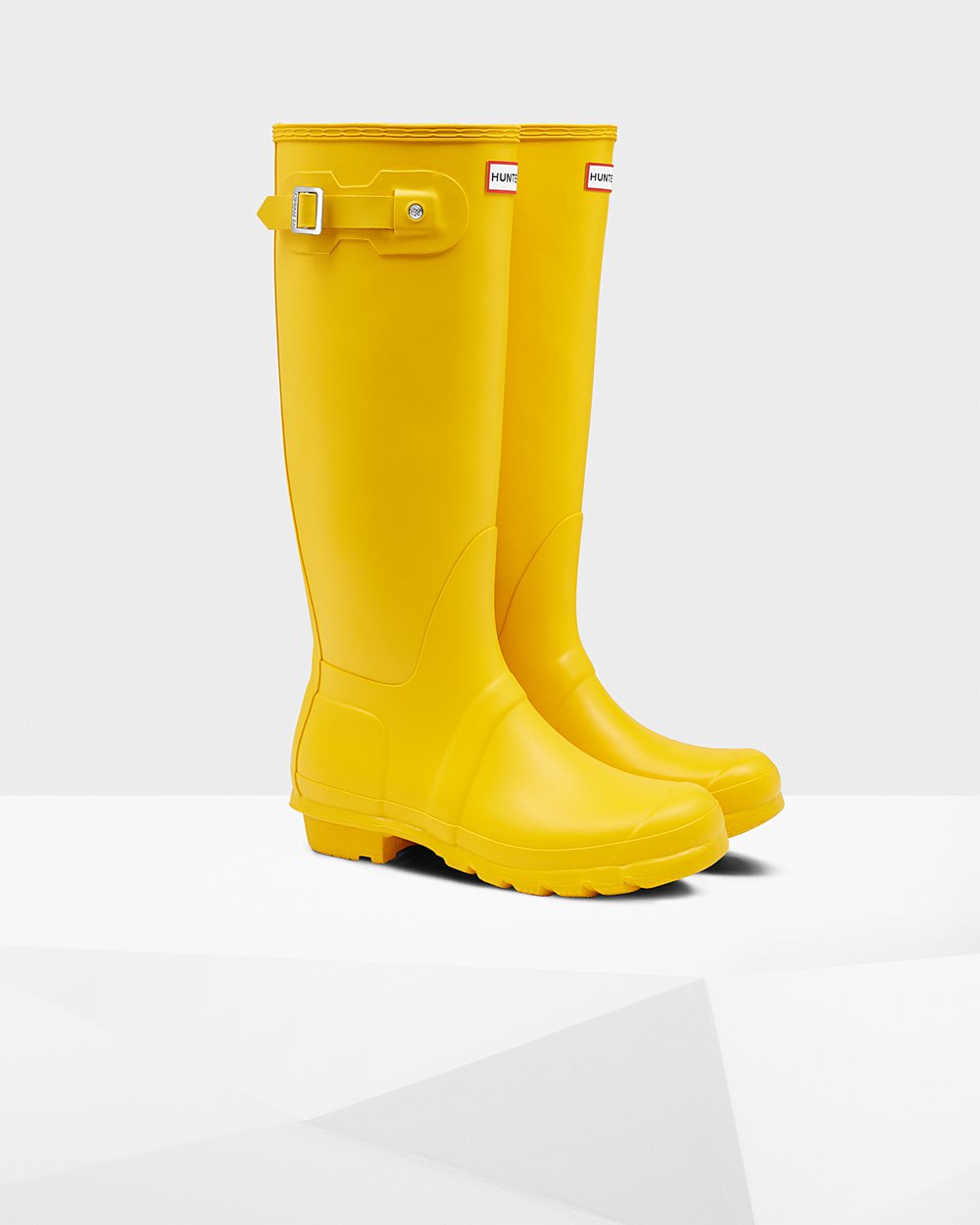 Hunter Mujer Original - Botas de Lluvia Amarillo - 324-CKLTMJ